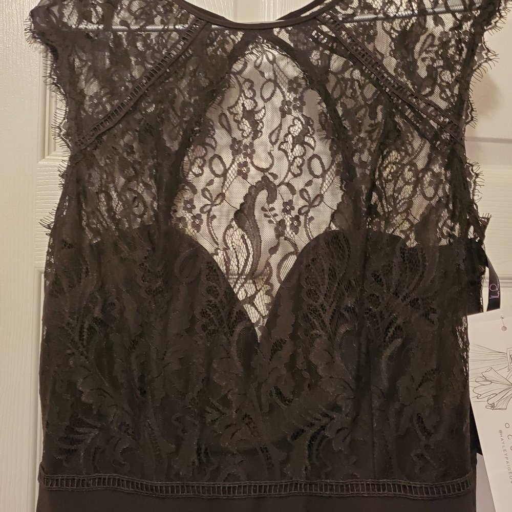 *NEW* Hayley Paige Occassions formal black dress